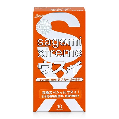 Bao cao su Sagami Xtreme hương cam siêu mỏng