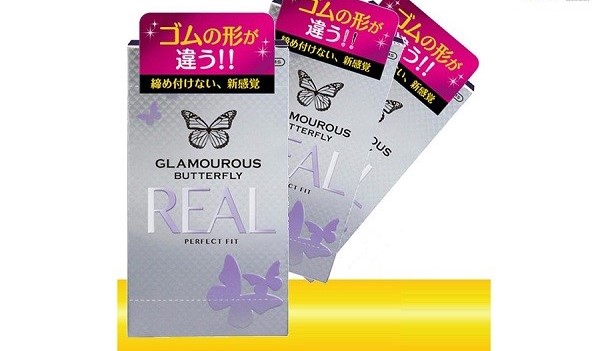 Bao cao su Jex Glamourous Butterfly Real siêu mỏng Nhật Bản chính hãng