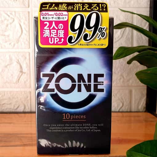 Bao cao su Jex Zone 0.01 siêu mỏng Nhật Bản cao cấp