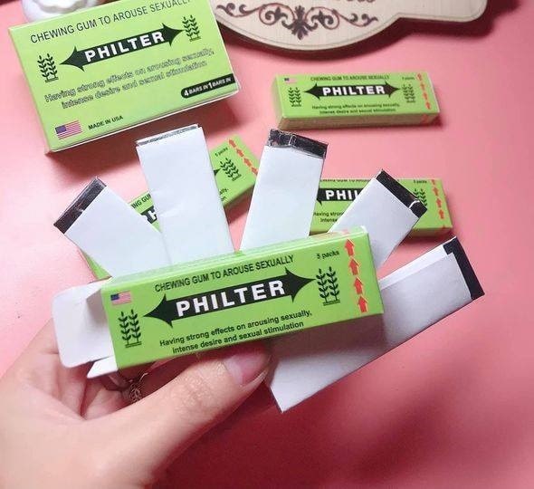 Kẹo cao su kích dục nữ Philter Chewing Gum kích thích khoái cảm