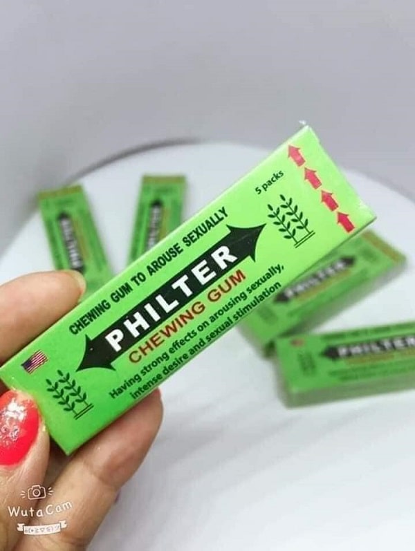 Kẹo cao su kích dục nữ Philter Chewing Gum