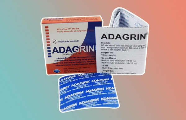 Thuốc cường dương Adagrin 50mg hỗ trợ sinh lý nam giới hiệu quả