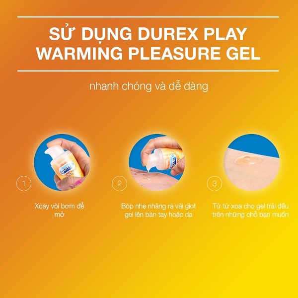 Gel bội trơn Durex Ấm Nóng chính hãng